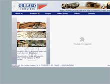 Tablet Screenshot of gillard-shelters.com